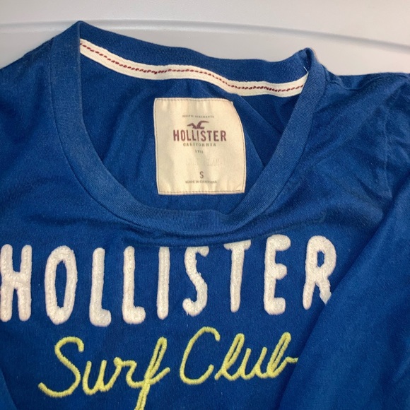Hollister long sleeve royal blue shirt - Picture 2 of 2
